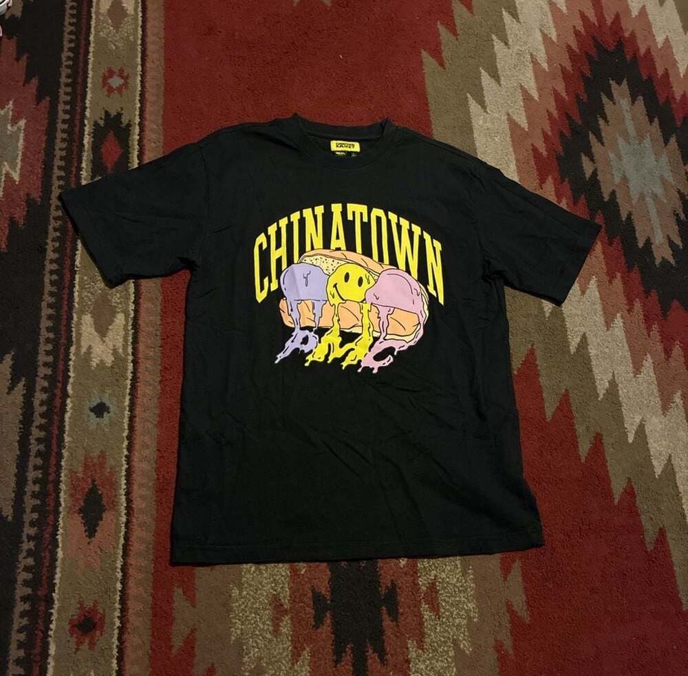Chinatown Market PMC Smiley Ice Cream Sandwich Graphic T-Shirt Black Size L